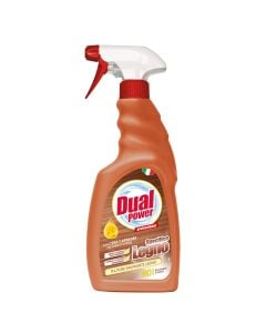 Detergjent pastrues sprai për sipërfaqet e drurit, Dual Power, plastikë, 500 ml, kafe, 1 copë