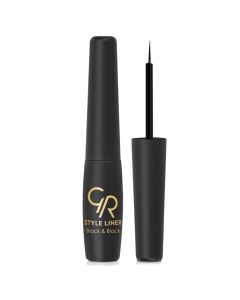 Penel për sytë, Style Liner, Golden Rose, plastikë, 8.5 ml, e zezë, 1 copë