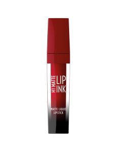 Buzëkuq i lëngshëm, 12 Cherry Red, My Matte Lip Ink, Golden Rose, plastikë, 5 ml, e kuqe, 1 copë