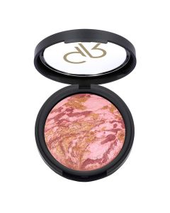 Makeup blush powder, 102 Terracotta Stardust, Golden Rose, plastic, 64 g, pink and terracotta, 1 piece