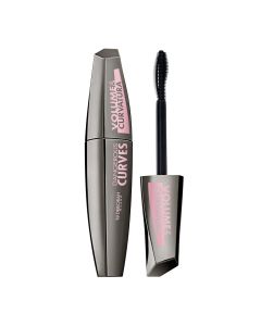 Volumizing eyelashes mascara, Dangerous Curves, Deborah, plastic, 14 ml, pink and gray, 1 piece