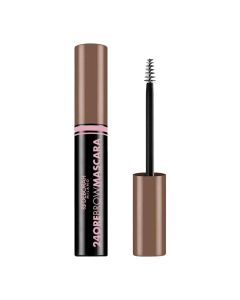 Rimel për vetullat, 24 Ore, Deborah, plastikë, 9 ml, kafe e çelët, 1 copë