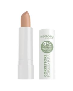 Makeup concealer stick, 04, Pure Formula, Deborah, plastic, 4 g, peach pink, 1 piece