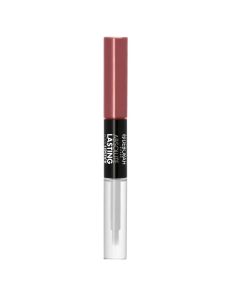 Buzëkuq i lëngshëm dhe shkëlqyes për buzët 2 në 1, 03 Mauve, Absolute Lasting, Deborah, plastikë, 8 ml, rozë e errët, 1 copë