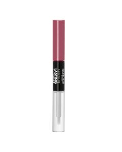 Buzëkuq i lëngshëm dhe shkëlqyes për buzët 2 në 1, 04 Baby Pink, Absolute Lasting, Deborah, plastikë, 8 ml, rozë e errët, 1 copë