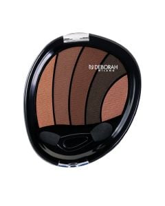Palette with 5 eyeshadows, 06 Soft Smokey, Perfect Smokey, Deborah, plastic, 5 g, miscellaneous, 1 piece