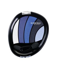 Paletë me 5 hijezues për sytë, 08 Blue, Perfect Smokey, Deborah, plastikë, 5 g, mikse, 1 copë