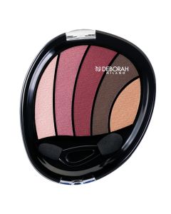 Palette with 5 eyeshadows, 02 Rose, Perfect Smokey, Deborah, plastic, 5 g, miscellaneous, 1 piece