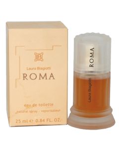 Parfum për femra, Roma, Laura Biagiotti, EDT, qelq, 25 ml, portokalli, 1 copë
