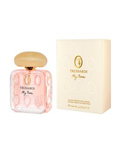 Eau de parfum (EDP) for women, My Name, Trussardi, glass, 100 ml, cream and pink, 1 piece
