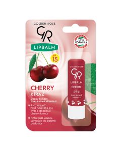 Balsam për buzët, Cherry, Golden Rose, plastikë, 5.5 ml, e kuqe, 1 copë