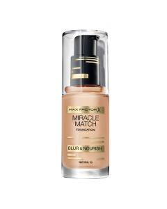 Fondatinë e lëngshme sprai për makeup, 50 Natural, Miracle Match, Max Factor, plastikë dhe qelq, 30 ml, bezhë, 1 copë