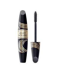Volumizing eyelashes mascara, Velvet Volume, False Lash Effect, Max Factor, plastic, 13 ml, black and gold, 1 piece