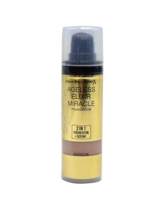 Fondatinë e lëngshme sprai për makeup dhe serum rigjenerues 2 në 1, 75 Golden, Ageless Elixir Miracle, Max Factor, plastikë, 30 ml, bezhë, 1 copë