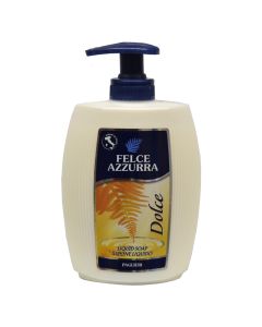 Sapun i lëngshëm, Dolce, Felce Azzurra, Paglieri, plastikë, 300 ml, blu dhe e verdhë, 1 copë