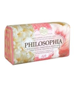 Sapun i ngurtë rigjenerues, Philosophia, Nesti Dante, letër, 250 g, rozë dhe e bardhë, 1 copë