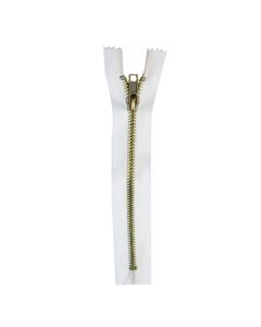 Zinxhir metalik, metal dhe poliestër, 22 cm, e bardhë, 1 copë