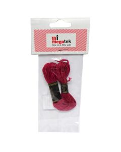 Muline for embroidery, 8.75yd, 100% cotton, dark red