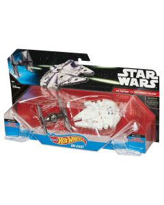 Set anije kozmike lodër, Hot Wheels, Mattel, plastikë, 30x17x7.5 cm, e bardhë dhe e kuqe, 2 copë