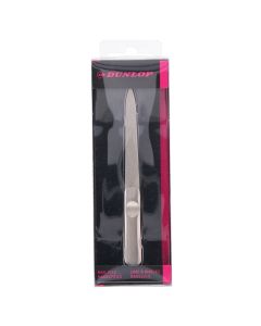 Nail file, stainless steel, 12 cm, silver