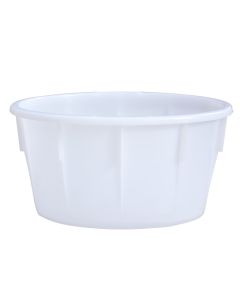 Mastellon, plastic, with handle, 85 lit, white