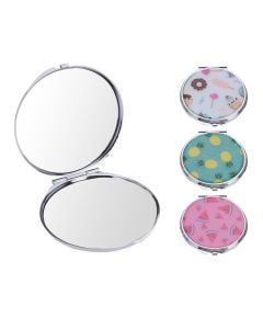 Pasqyrë për makeup, Koopman, plastikë ABS, metal dhe qelq, Ø7 cm, mikse, 1 copë