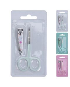 Manicure set, Koopman, metal, 12x6x0.8 cm, miscellaneous, 2 pieces