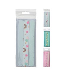 Nail file set, Koopman, EVA plastic, 18x12 cm, miscellaneous, 3 pieces