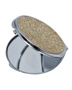 Pasqyrë për makeup, plastikë ABS, metal dhe qelq, Ø7 cm, mikse, 1 copë
