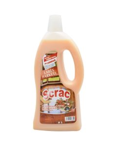 Detergjent për larjen e dyshemeve me parket, Scrac, plastikë, 1 lt, bezhë, 1 copë