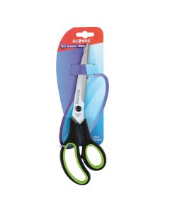 Scissors, Globox, stainless steel, plastic and rubber, 25 cm, miscellaneous, 1 piece