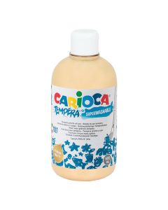 Bojë tempera për fëmijë, Carioca, plastikë, 500 ml, rozë e hapur, 1 copë