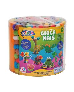 Construction set, Globo, corn, 24x20 cm, miscellaneous, 400 pieces