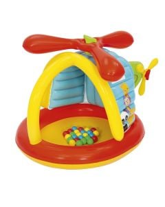 Komardare formë helikopteri Fisher Price, PVC, ngjyra të ndryshme, 155 x 102 x 91 cm