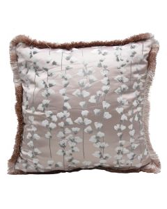 Decorative pillow, polyester, brown, 50 x 50 cm