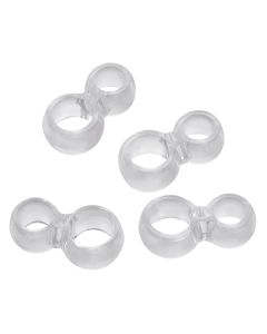 Stopues dere, PVC, transparente, 15,5 x 8,5 x 1,5 cm