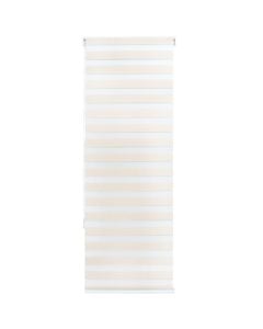 Grilë zebra, poliestër / kasë plastike, krem, 80x240 cm