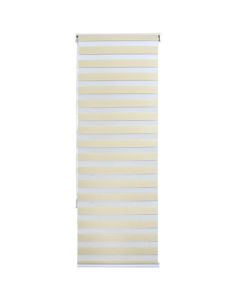 Grilë zebra, poliestër / kasë plastike, bezhë, 80x240 cm