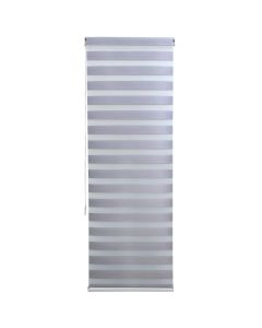 Grilë zebra, poliestër / kasë plastike, gri, 80x240 cm
