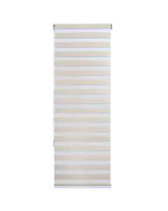Grilë zebra, poliestër / kasë plastike, bezhë, 91x240 cm