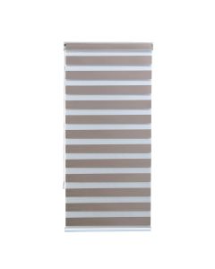 Grilë zebra, poliestër / kasë plastike, kafe, 80x175 cm