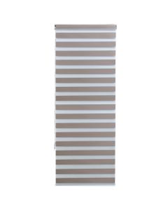 Grilë zebra, poliestër / kasë plastike, kafe, 91x240 cm