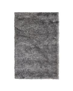 Carpet shaggy Enzo, 100% polyester, grey nuance, 140x200 cm