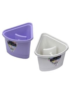 Spoon holders and forks, plastic, purple