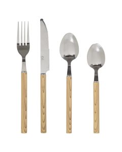 Set servirje lugë pirunj INDONEZI, inoks, bronzi, (pk24)