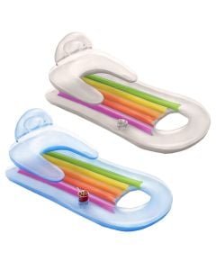Dyshek plazhi me jastë, INTEX, PVC, te ndryshme, 160cmx85 cm
