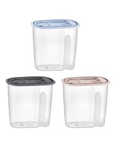 Can with Saphire lid, PP, different colors, 20x9.5x17 cm / 1.5 Lt