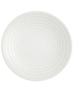 Galaxy White dessert plate, glass, white, Dia.21 cm