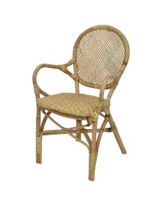 Bistro chair, natural rattan, beige, 50x60xH90