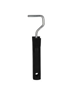 Handle for roller, steel/plastic, 5-7 cm